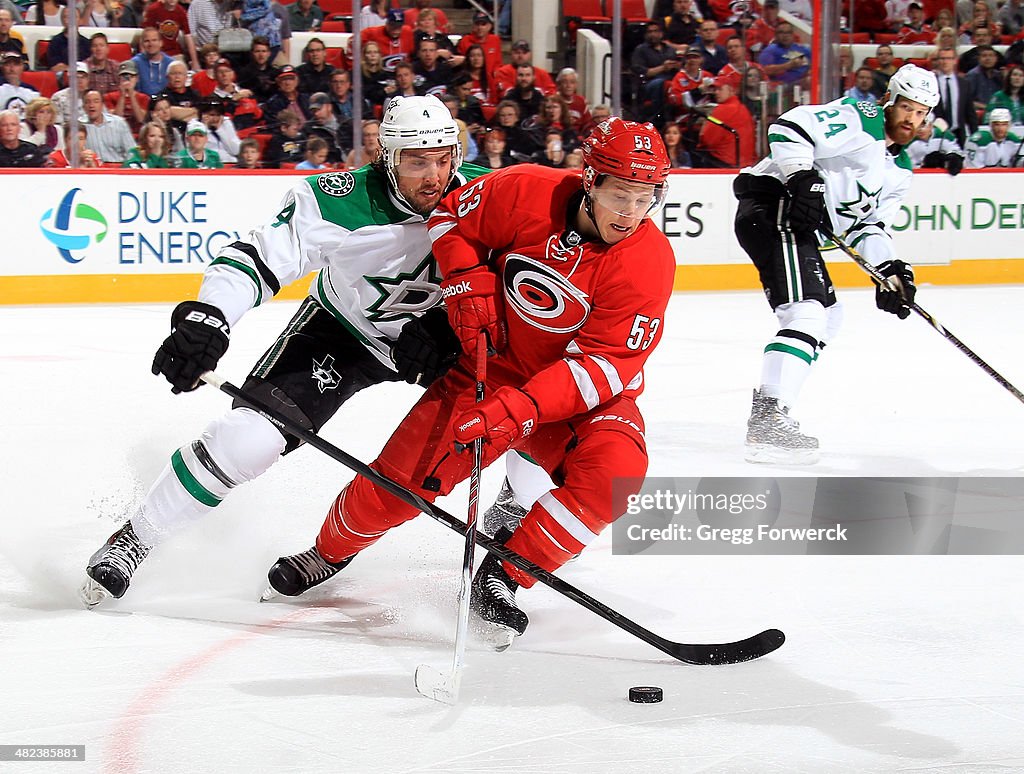 Dallas Stars v Carolina Hurricanes