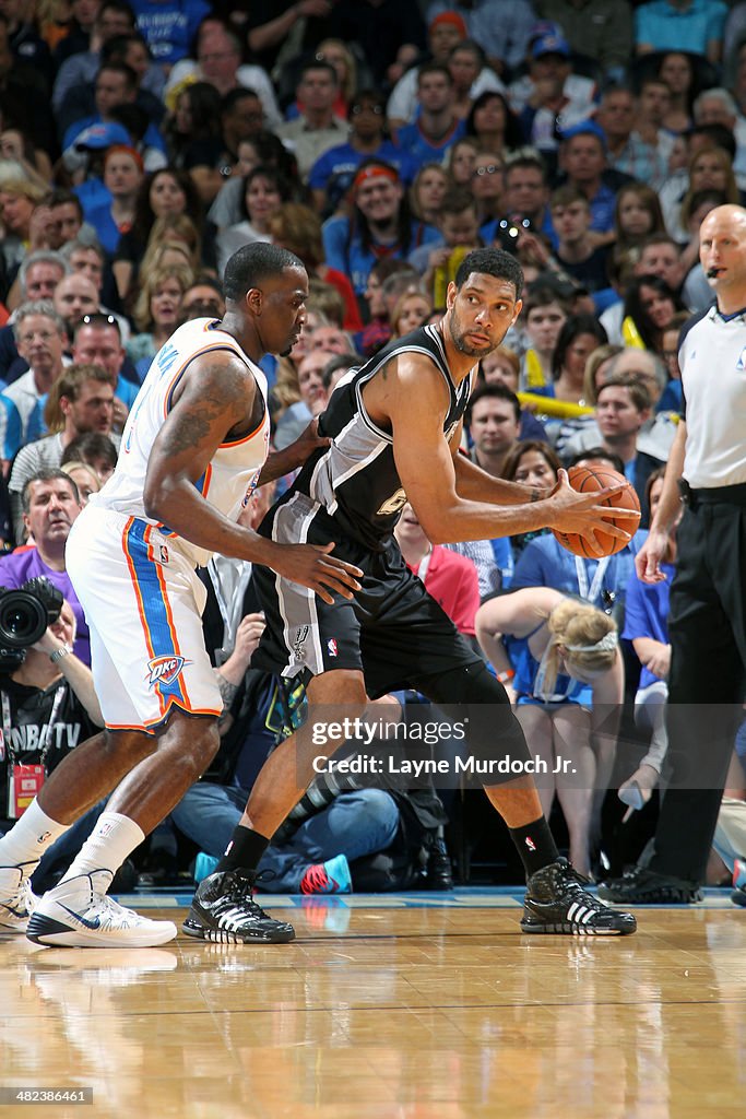 San Antonio Spurs v Oklahoma City Thunder