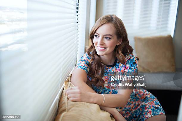Actress Ahna O'Reilly is photographed for Los Angeles Times on December 10, 2013 in Beverly Hills, California. PUBLISHED IMAGE. CREDIT MUST READ:...