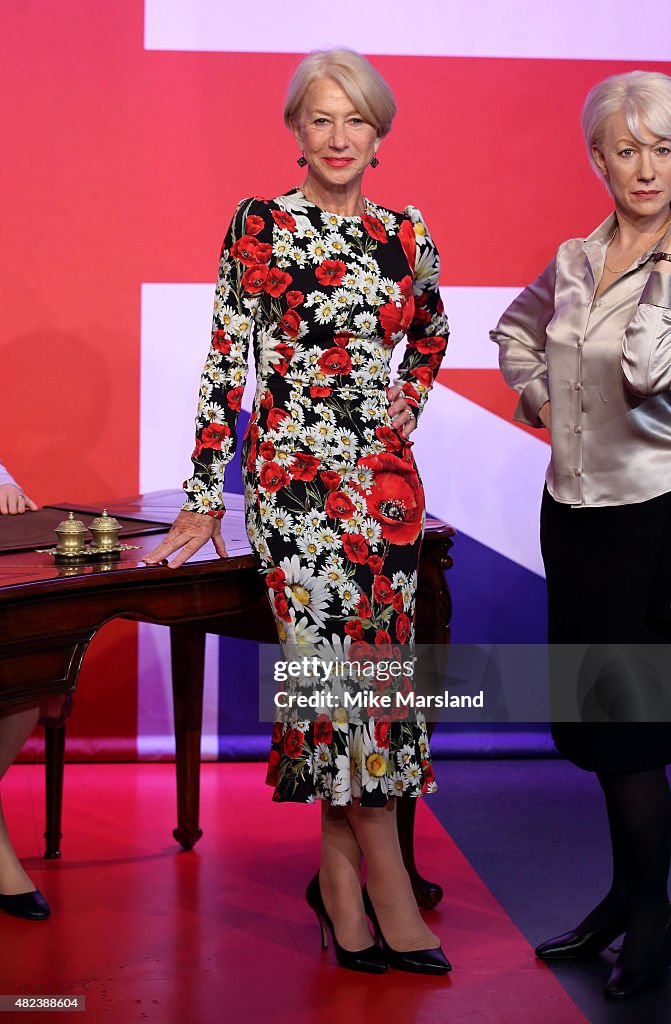 Helen Mirren Meets Her 3 Wax Figures At Madame Tussauds