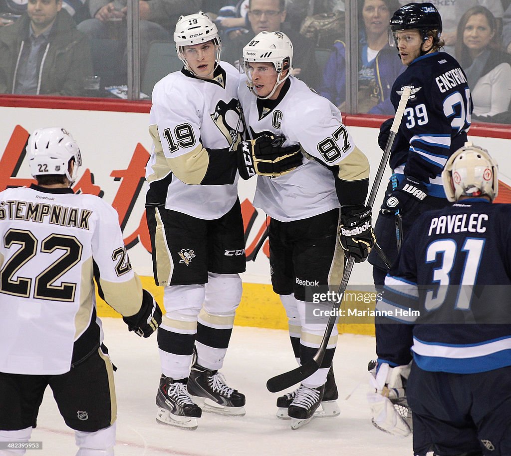 Pittsburgh Penguins v Winnipeg Jets