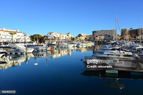 vilamoura, algarve, portugal - the marina - vilamoura stock pictures, royalty-free photos & images