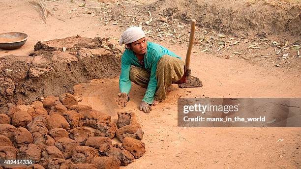 man , brick-maker. - toughness stock pictures, royalty-free photos & images