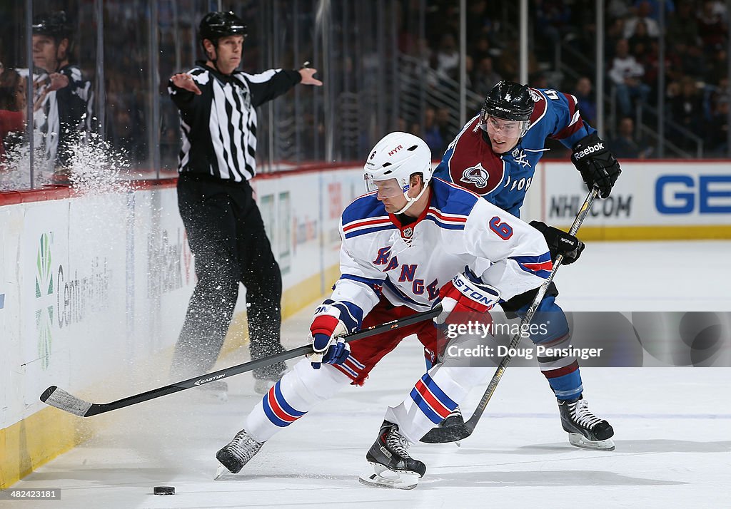 New York Rangers v Colorado Avalanche