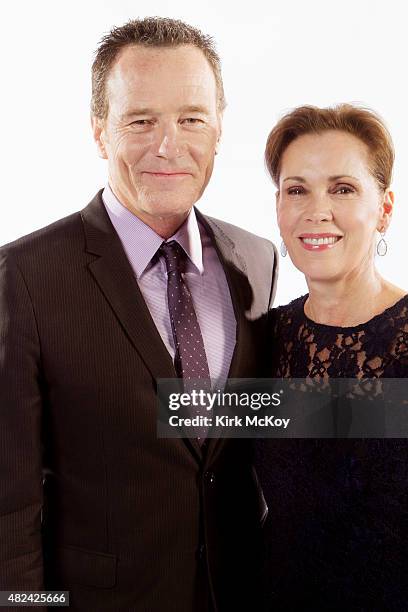 Bryan Cranston and wife Robin Dearden are photographed for Los Angeles Times on August 29, 2011 in Los Angeles, CA . PUBLISHED IMAGE. CREDIT MUST BE:...