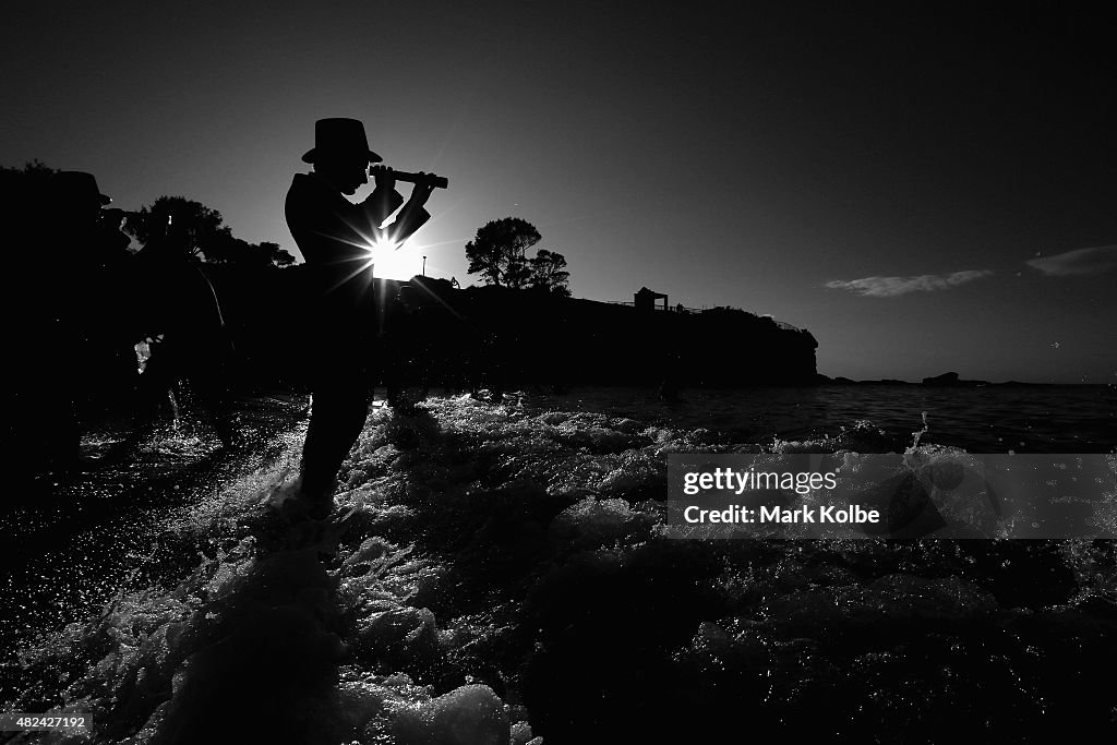 Surrealist Artist Andrew Baines Collaborates With Teenagers For Event At Coogee Beach