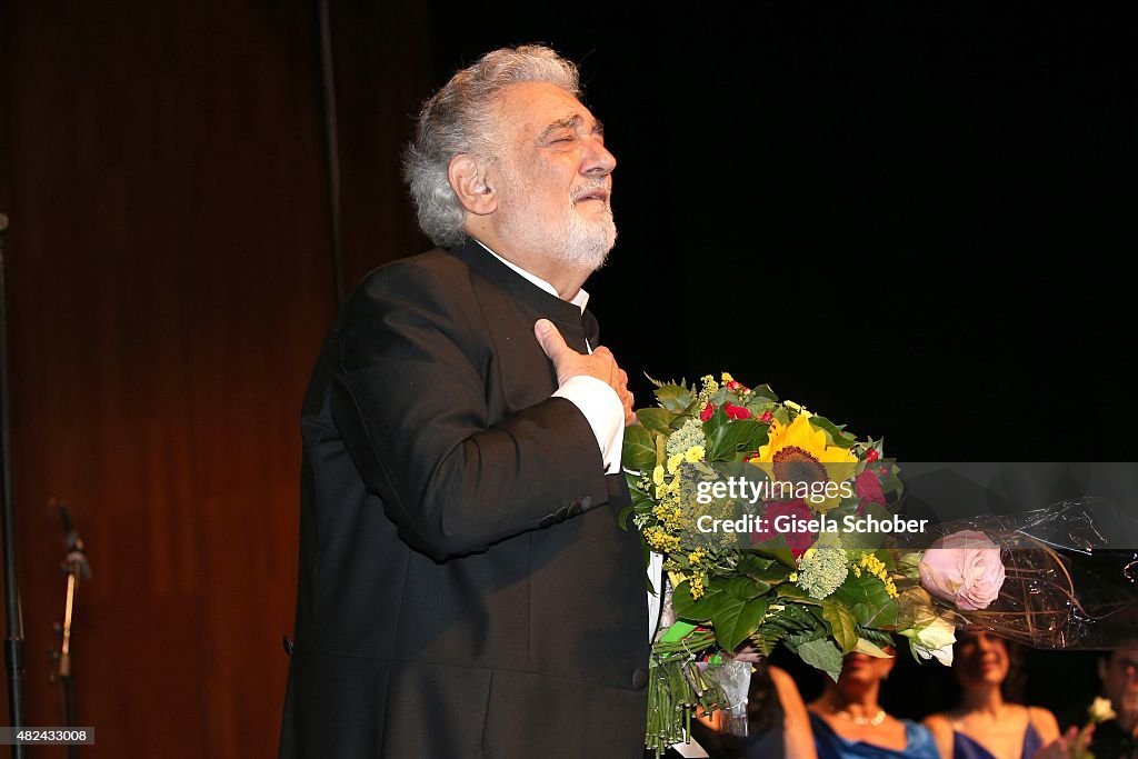 Placido Domingo 40 Year Stage Anniversary Gala In Salzburg