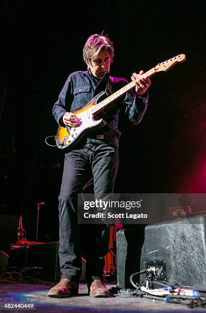 Eric Johnson performs during the Experience Hendrix 2014 Tour at The Fox Theatre on April 3, 2014 in Detroit, Michigan.