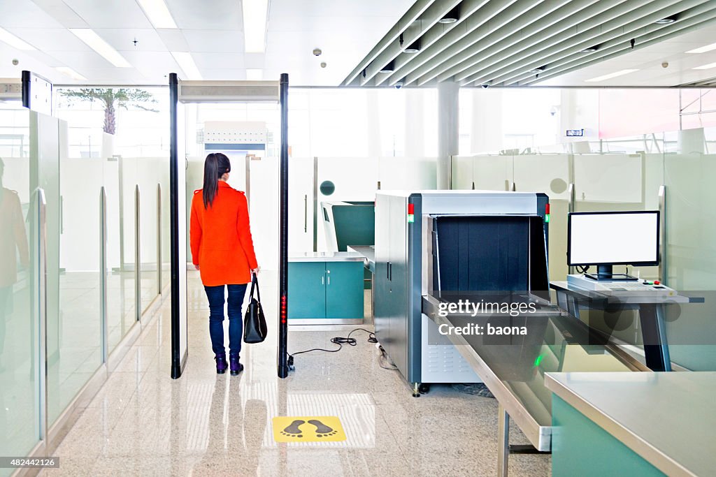 Airport security checkpoint