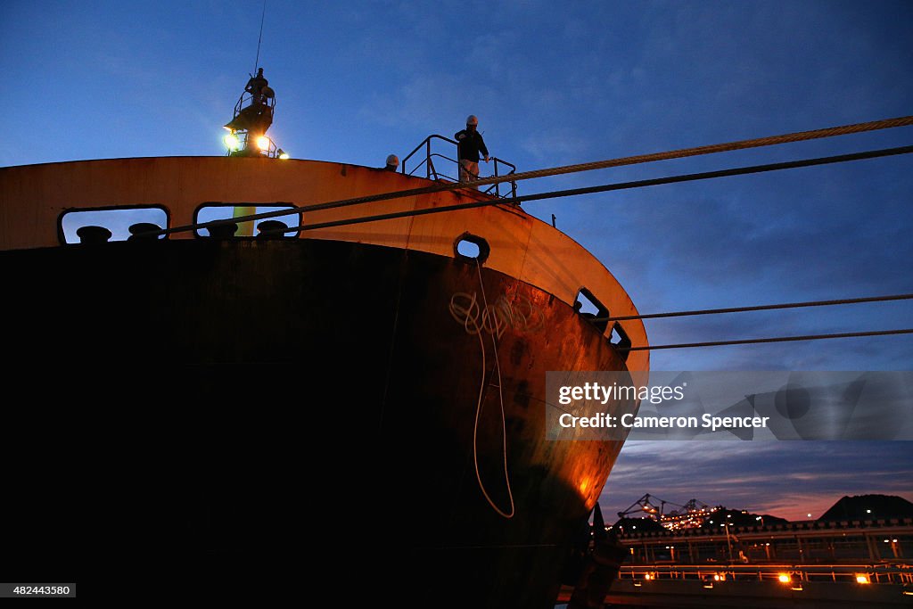 Tugboat Masters Guide Ships Through Major Australian Port