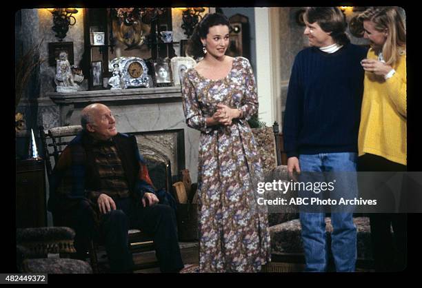 The Woodchuck, the Beaver and the Fox: A Menage a Trois" - Airdate: February 8, 1992. L-R: HANSFORD ROWE;CLARE CAREY;KEN BRYAN;VIBBE HAUGAARD