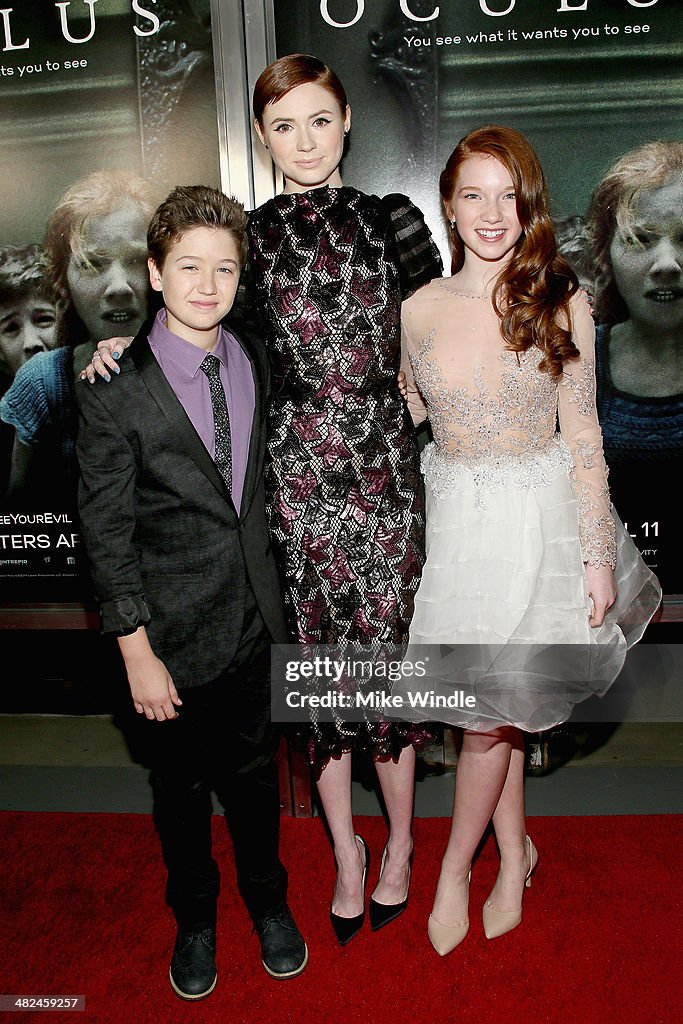 Screening Of Relativity Media's "Oculus" - Red Carpet