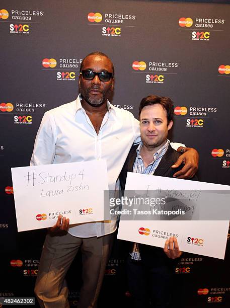 Director Lee Daniels, Actor and Writer Danny Strong at the MasterCard Stands Up To Cancer With The Priceless Table at The Field Museum on July 30,...