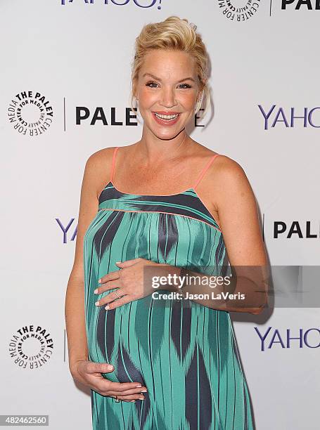 Actress Ashley Scott attends an evening with Lifetime's "UnREAL" at The Paley Center for Media on July 30, 2015 in Beverly Hills, California.