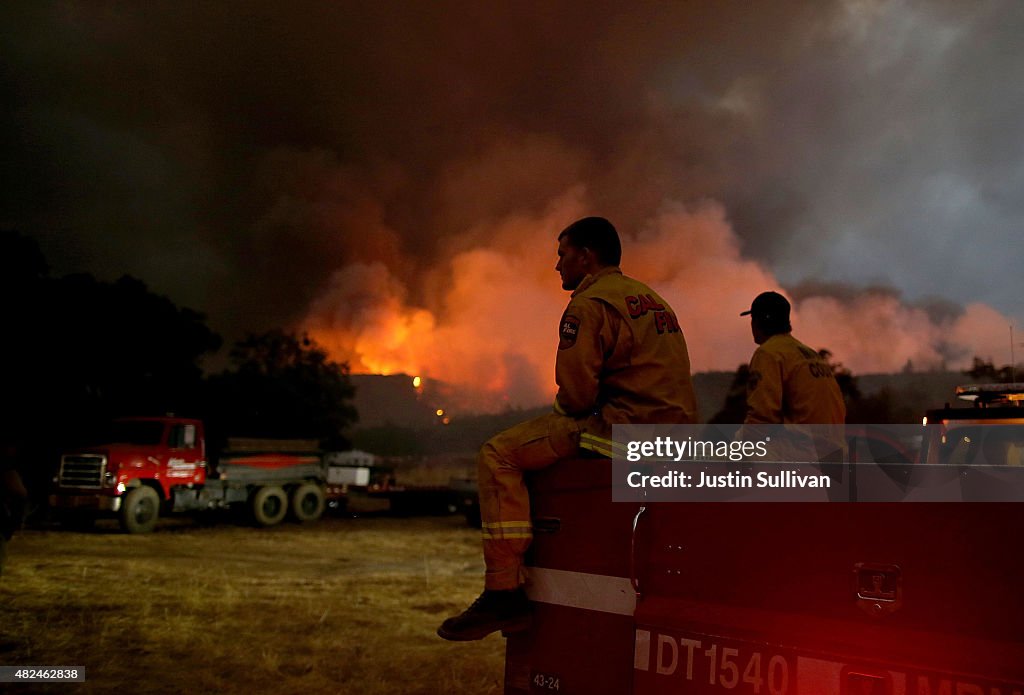 Wildfire Grows Rapidly In California's Lake County