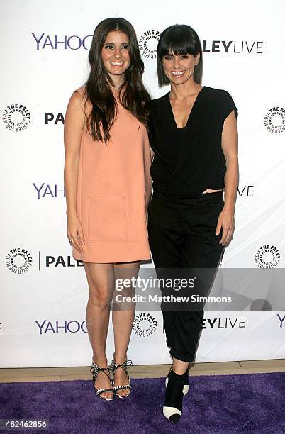 Acttors Shiri Appleby and Constance Zimmer attend a screening of Lifetime's "UnREAL" at The Paley Center for Media on July 30, 2015 in Beverly Hills,...