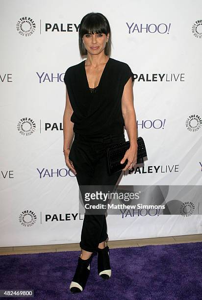 Actress Constance Zimmer attends a screening of Lifetime's "UnREAL" at The Paley Center for Media on July 30, 2015 in Beverly Hills, California.