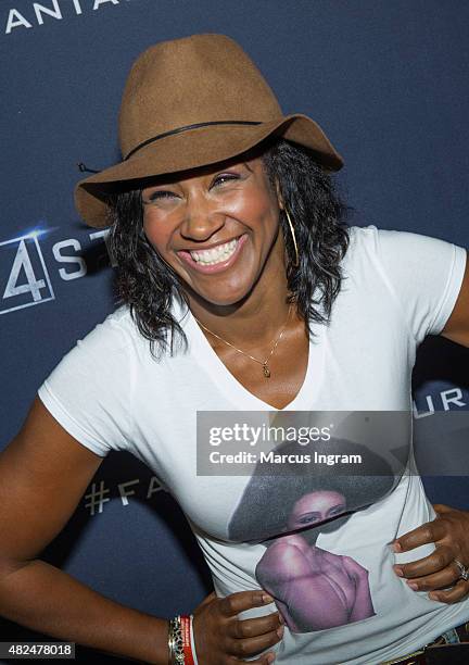 Terri Vaughn attends "Fantastic Four" Atlanta VIP Screening at Cinebistro on July 30, 2015 in Atlanta, Georgia.