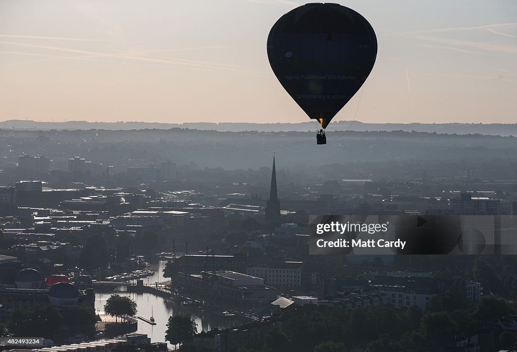 Balloonists Take To The Skies Ahead Of The Bristol International  Balloon Fiesta