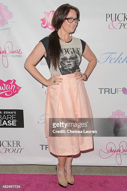 Marci Star attends Katie Maloney's Pucker and Pout launch party at Frederic Fekkai Hair Salon on July 30, 2015 in Beverly Hills, California.
