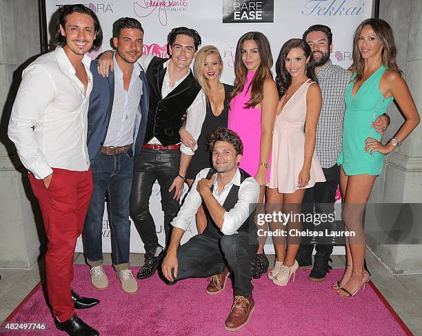 Personalities Peter Madrigal, Jax Taylor, Tom Sandoval, Ariana Madix, Tom Schwartz, Katie Maloney, Scheana Marie, Mike Shay and Kristen Doute attend...