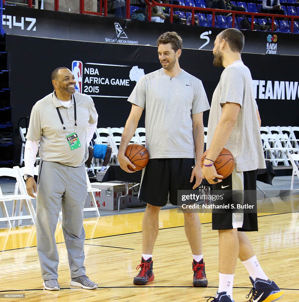 NBA Africa Game 2015 Practice