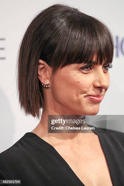 Actress Constance Zimmer attends a screening of Lifetime's 'UnREAL' at The Paley Center for Media on July 30, 2015 in Beverly Hills, California.