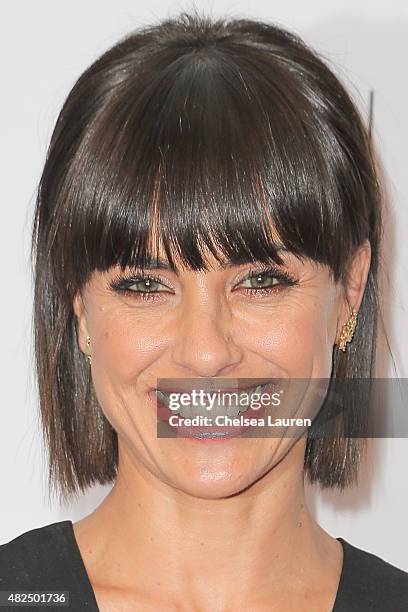 Actress Constance Zimmer attends a screening of Lifetime's 'UnREAL' at The Paley Center for Media on July 30, 2015 in Beverly Hills, California.