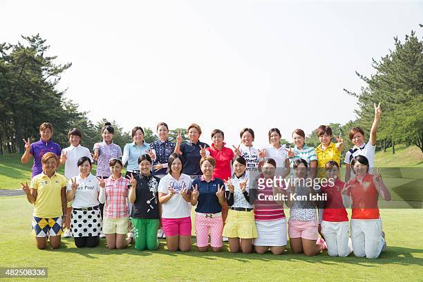 Members of passed a Pro Test Photograph Mayu Hamada, Marika Komiya, Mai Arai, Sumika Nakasone, Ayumi Oyama, Akie Anno, Chen I Wen, Tsugumi Miyazaki,...