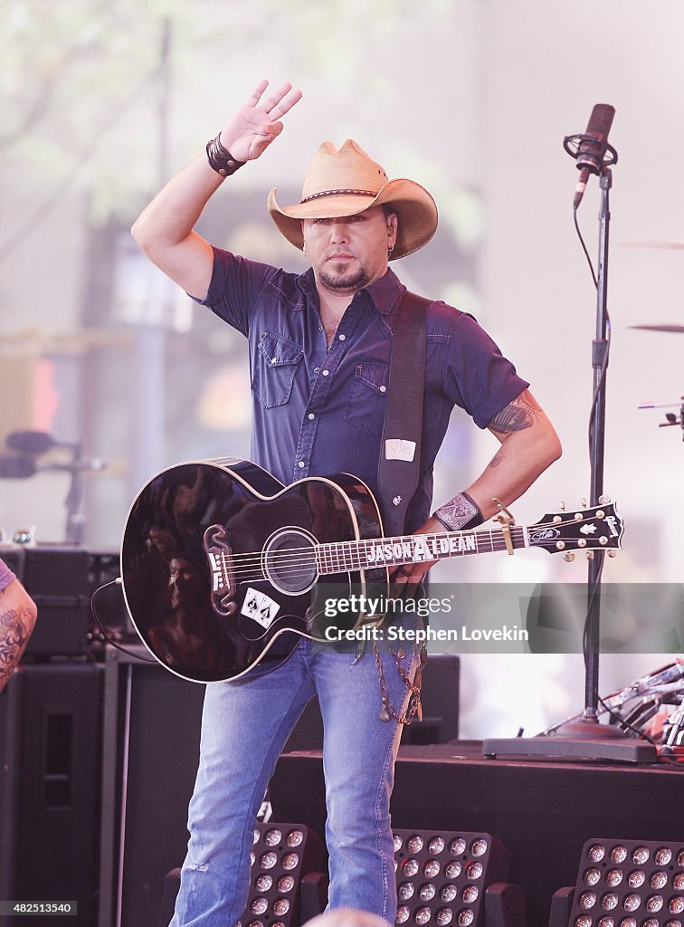 Jason Aldean Performs On NBC's "Today"