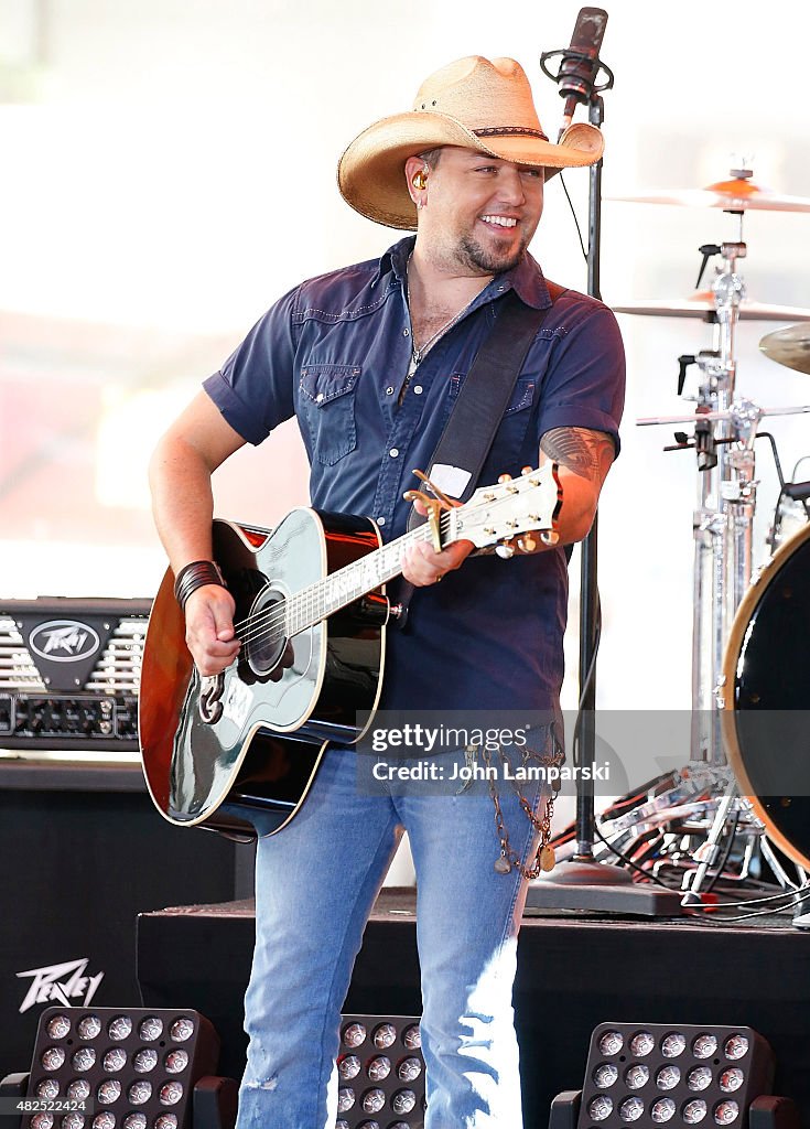 Jason Aldean Performs On NBC's "Today"