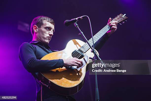 Louis Berry performs on the Main Stage at Kendal Calling Festival on July 31, 2015 in Kendal, United Kingdom.