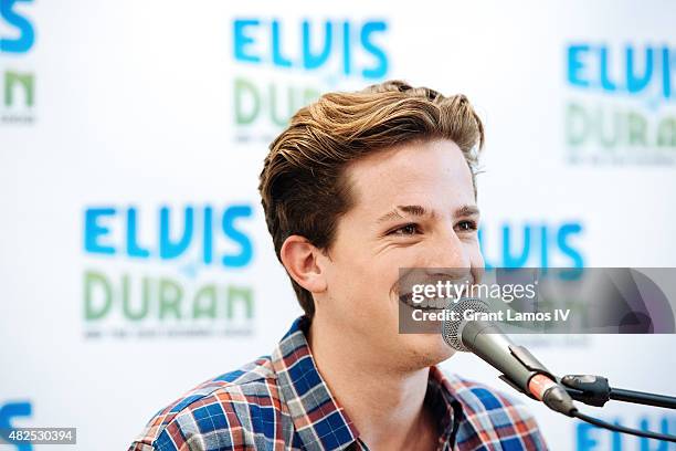 Charlie Puth performs during "The Elvis Duran Z100 Morning Show" at Z100 Studio on July 31, 2015 in New York City.