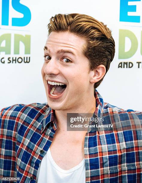 Charlie Puth visits the "The Elvis Duran Z100 Morning Show" at Z100 Studio on July 31, 2015 in New York City.