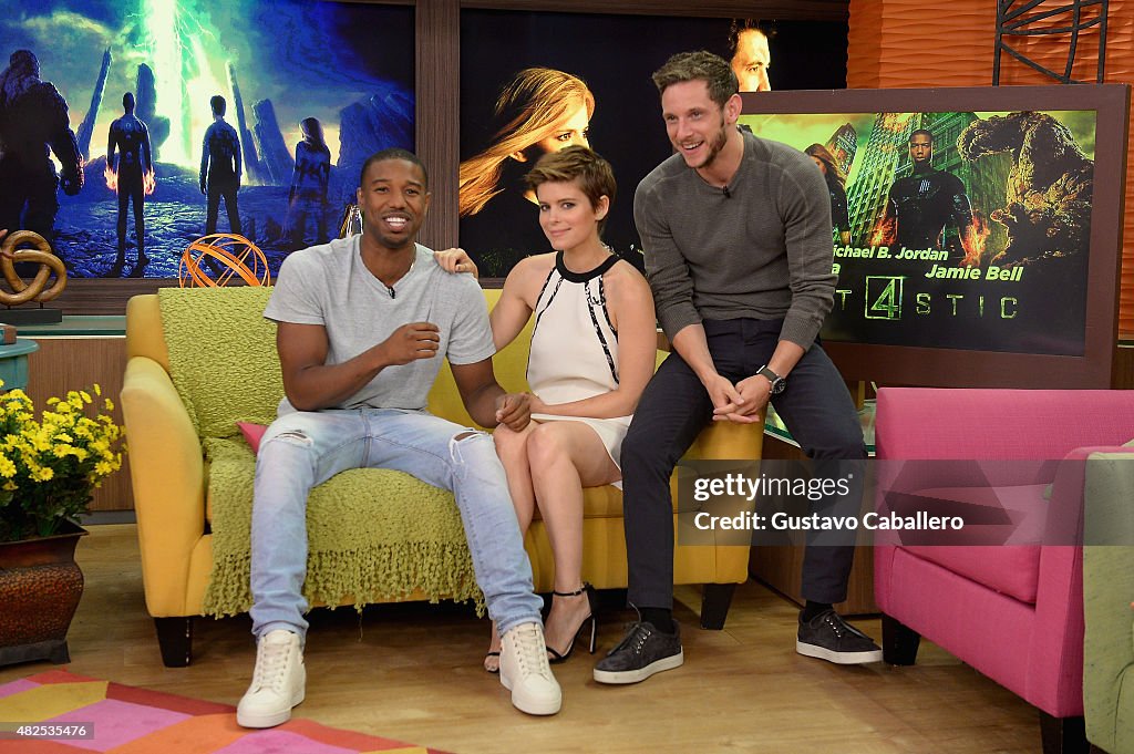 Celebrities On The Set Of Despierta America - July 31, 2015