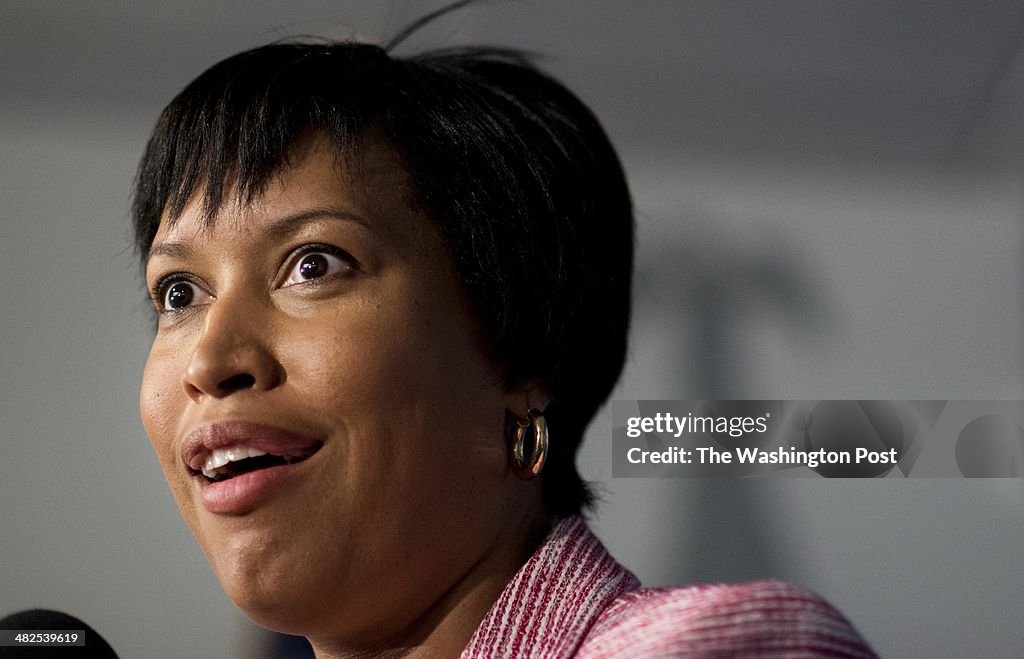 Democratic Nominee for DC Mayor Councilmember Muriel Bowser