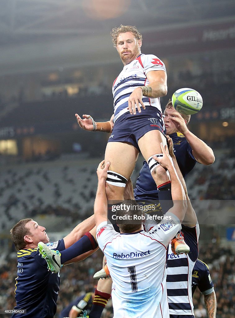 Super Rugby Rd 8 - Highlanders v Rebels