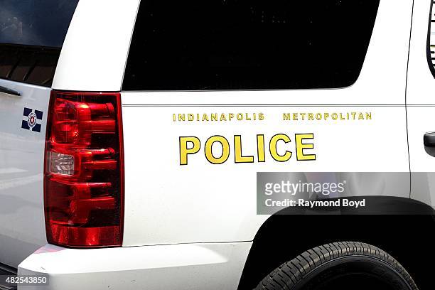 Indianapolis Police K9 Vehicle on July 16, 2015 in Indianapolis, Indiana.