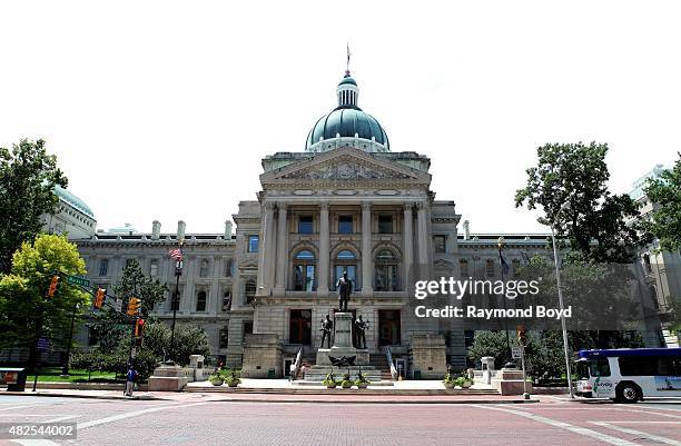 Indiana State Capitol Building on July 16, 2015 in Indianapolis, Indiana.