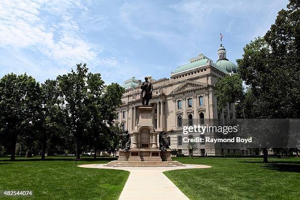 Indiana State Capitol Building on July 16, 2015 in Indianapolis, Indiana.