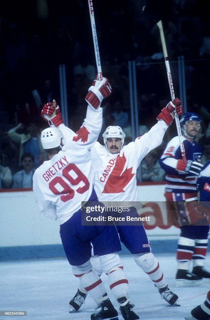 1984 Canada Cup - Round-Robin:  Team Canada v Team USA