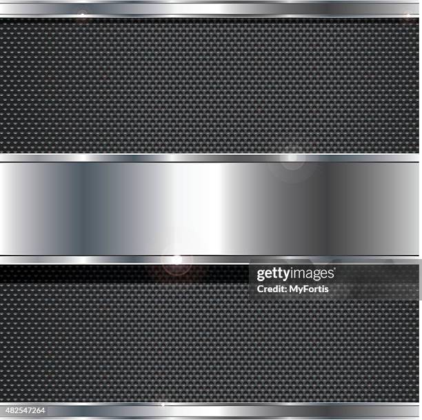 metallic texture and stainless steel - metal industry stock illustrations