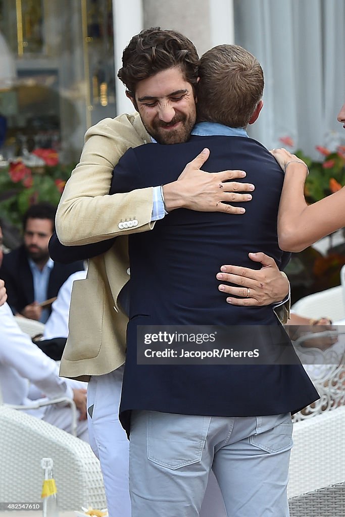 Celebrity Sightings During Pierre Casiraghi And Beatrice Borromeo Wedding