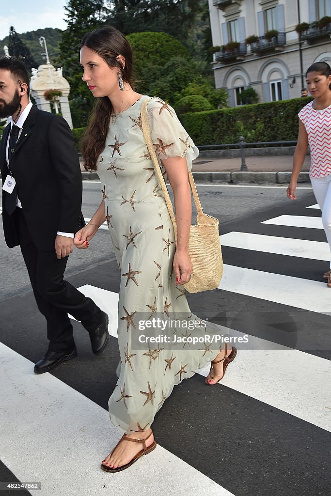 Celebrity Sightings During Pierre Casiraghi And Beatrice Borromeo Wedding