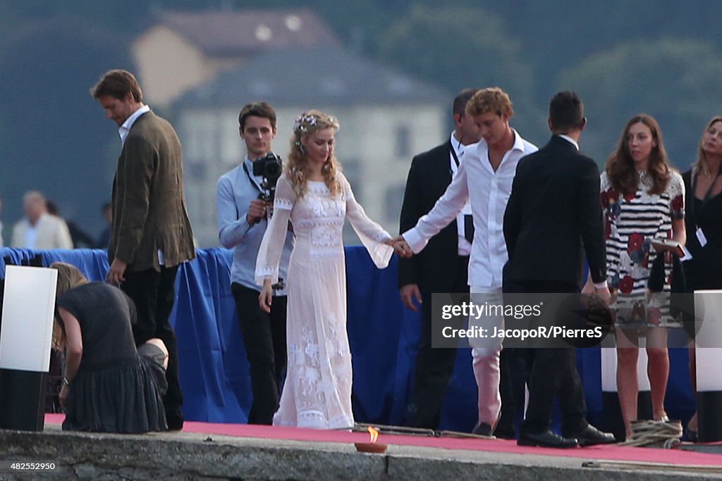 Arrivals At Pierre Casiraghi And Beatrice Borromeo Wedding Welcome Party