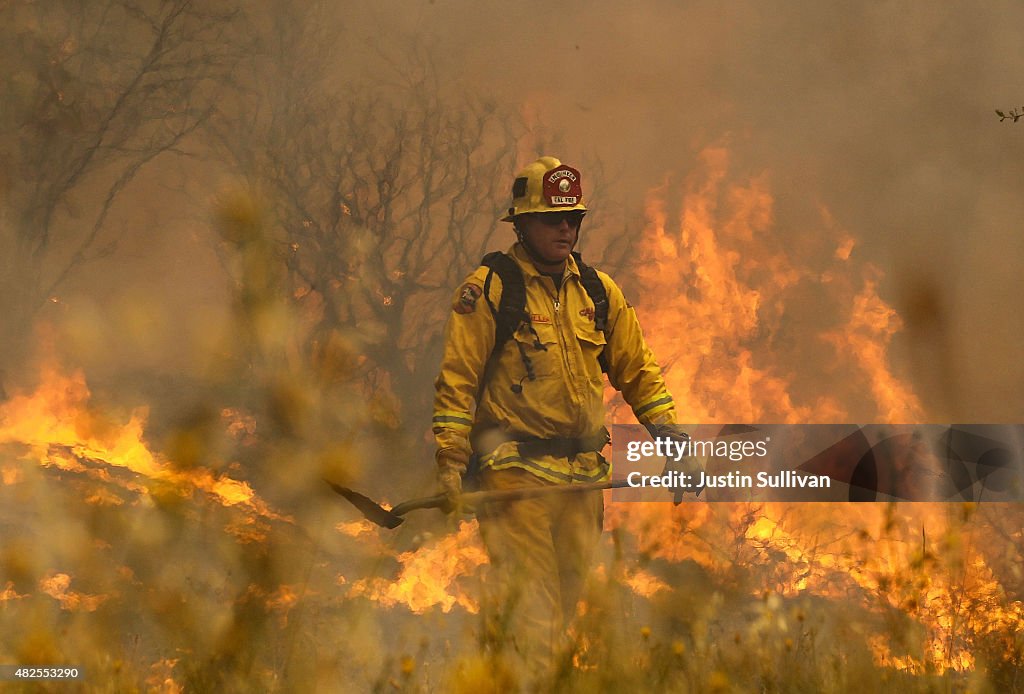 Wildfire Grows Rapidly In California's Lake County