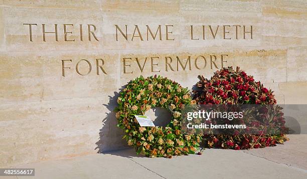 lone pine cemetary - anzac day stock pictures, royalty-free photos & images
