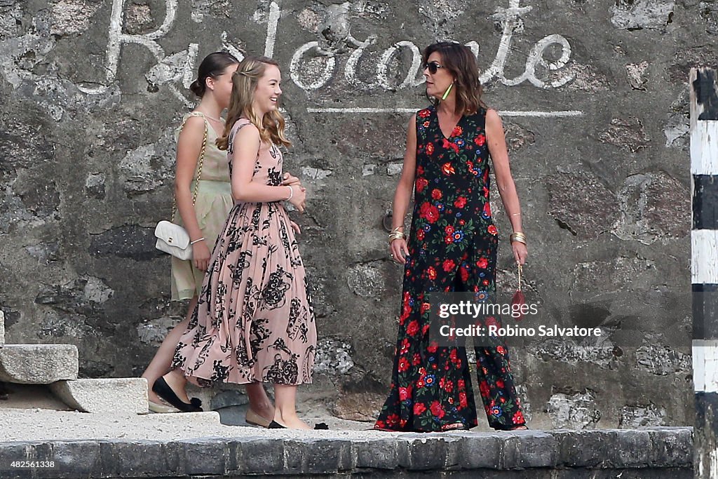 Celebrity Sightings During Pierre Casiraghi And Beatrice Borromeo Wedding