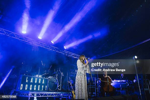 Laura Doggett performs on the Calling Out Stage at Kendal Calling Festival on July 31, 2015 in Kendal, United Kingdom.
