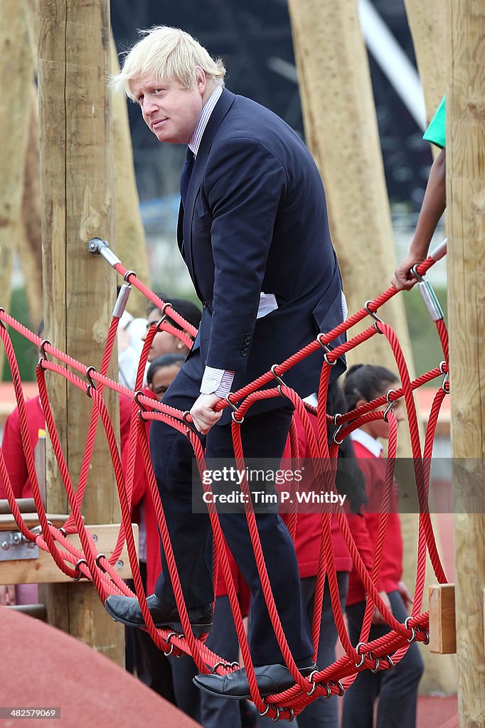 Prince Harry Visits Queen Elizabeth Park